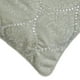 thumbnail image 2 of Fundas de almohada decorativas HomeCentric gris plata de 45 x 45 cm (18 x 18 pulgadas) con bordado de damasco jacquard victoriano y cristales para sofá, estilo damasco moderno - Evelyn Grace, 2 of 3