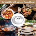 thumbnail image 5 of 12.6" Universal Lid for Pans Pots, Universal Pan Lid with Clear Window, Large Stainless Steel Pan Lid Cover for Cast Iron Skillets Frying Pans Woks, 5 of 5