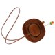thumbnail image 1 of Houderco Adorno De Auto Interior Con Charm De Sombrero Vaquero Tibetano Multicolor Para Espejo Retrovisor, 1 of 8