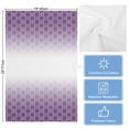 thumbnail image 5 of Moroccan Purple Kitchen Towels Set of 2, Water Absorbent Dish Towel, Geometric Gradient Plaid Modern Decorative Hand Towels - Quick Drying Cloth for Cooking Baking, 18x28 Inch, 5 of 8