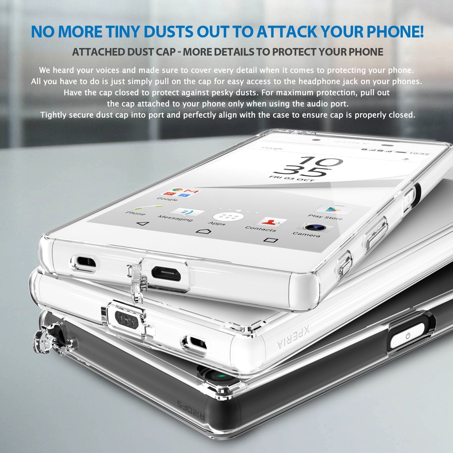 Uiterlijk Zoeken Fondsen Sony Xperia Z5 Compact Case, Ringke FUSION Series [Smoke Black] Shock  Absorption Premium Clear Hard Case - Walmart.com
