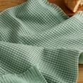 thumbnail image 5 of KITCHENAID Gourmet Series Gridlines Kitchen Towels 3-Pack Set, 100% Cotton Absorbent, Pistachio Green, 18"x28", 5 of 7