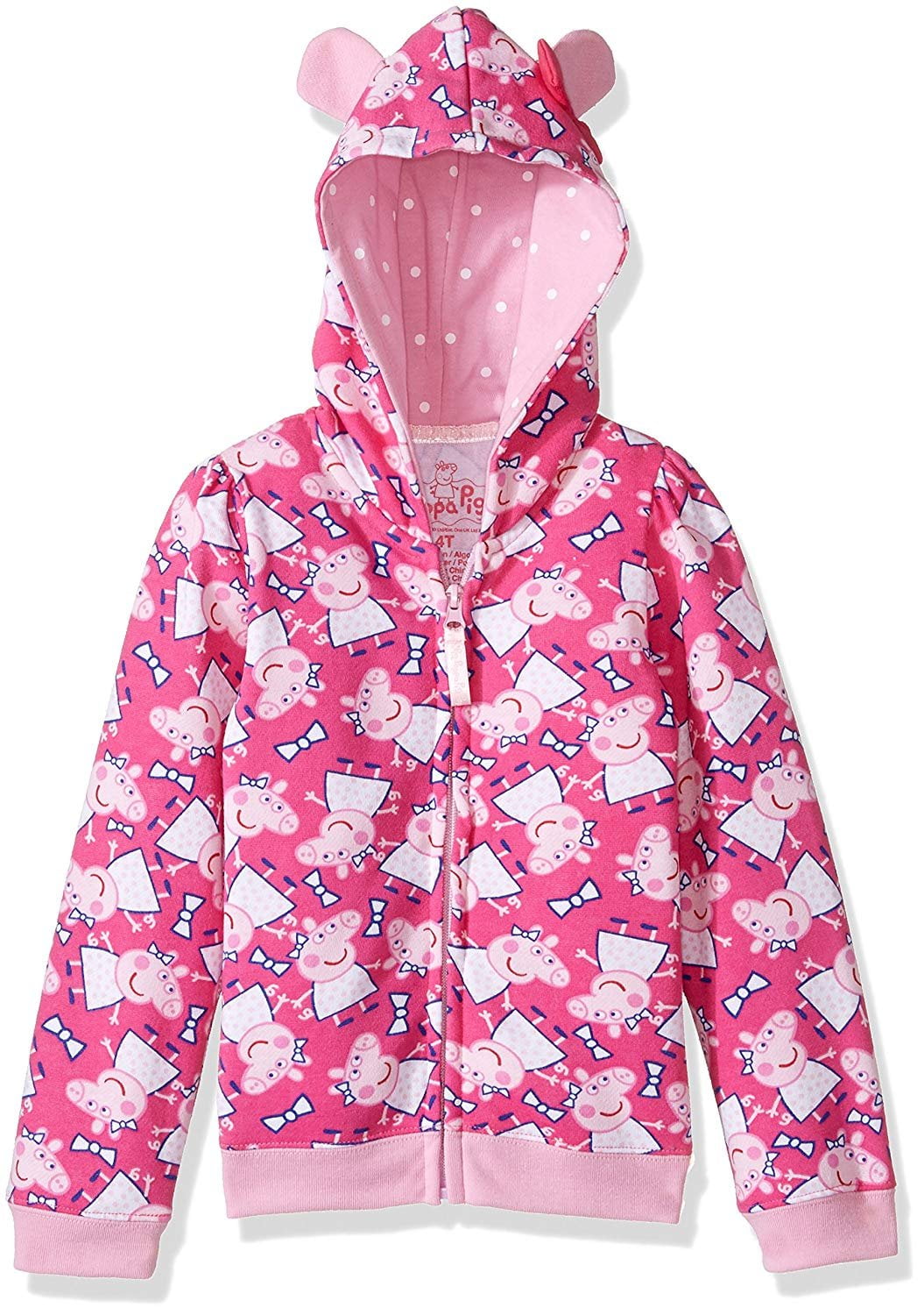 peppa pig hoodie with ears