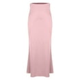 thumbnail image 4 of Pink Loose Fit for Women Faux Satin Silk Maxi Long Brunch Basic Skorts Ladies 2025 Clothing Trendy Y2K L, 4 of 6