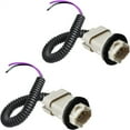 thumbnail image 4 of 2Pcs License Plate Light Socket & Wiring For Ford F250 F350 Super Duty 1999-2005, 4 of 5