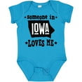 thumbnail image 3 of Inktastic Someone in Iowa Loves Me Souvenir Boys or Girls Baby Bodysuit, 3 of 5