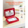 thumbnail image 4 of 420 Piece 600D Nylon Large Survival First Aid Kit Emergency Medical Supplies for Home Car Office Travel Camping Truck Hiking Sports Vehicle Outdoor, 4 of 6