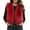 Red, variant on Gaexia Womens Vest Jacket,Winter Warm Thick Lined Outerwear Vest Jacket with Soft Trim for Cold Weather and Comfortable All Day Wear