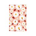thumbnail image 6 of Wukai Daisy and Ladybug Print Garden Flag 12.5x18 Inch Double Sided Sun-resistant Rain-resistant, Wrinkle-resistant Colorfast(Only Flag), 6 of 7