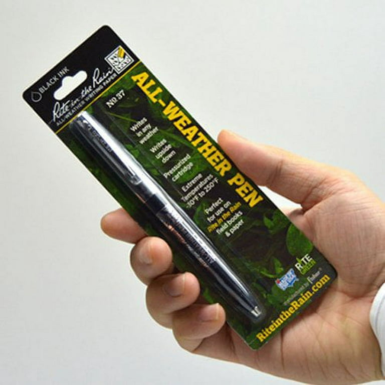 All-Weather Plastic Pen Black