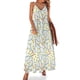 thumbnail image 1 of Patrón con raquetas de tenis con pelotas de tenis Vestido sin mangas Vestidos para mujer Vestidos para damas Verano, 1 of 7