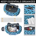 thumbnail image 4 of Women Men Gym Bag,Blue Dachshunds Dog Small Duffle Bag Spend the Night Bags for Women with Shoes Compartment Washbag,Detachable Shoulder Strap,19.7x8.3x11 Inches, 4 of 5