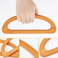 thumbnail image 3 of 2pcs Wooden Bag Handles for Bag Making Wooden D Shape Handbag Handle Replacement Wood Purse Handle DIY Handmade Bag Handle for Crochet Bag Straw Bag Beach Bag 9.3×3.4 Inch, 3 of 9