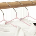 thumbnail image 6 of YIGSECU 10Pcs Adult Children Metal Clothes Hanger with Plastic Coating Suit Coat Drying Rack Hook Laundry Non-Slip Holder, 6 of 20