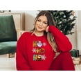 thumbnail image 3 of Ho Ho Ho Sweater, Christmas Sweater, Ugly Christmas Sweatshirt, 3 of 8
