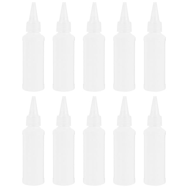 Miangastore Hair Color Application Bottle Abs 25Pcs 4.7X1.2X1.2In