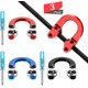 thumbnail image 1 of juegos de hebillas de tiro con arco compuesto, hebilla de Metal D, hebilla de Metal D, hebilla de muesca, liberación con destornillador para accesorios de caza, 1 of 5