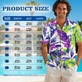 thumbnail image 7 of KUIFORTI Hawaii Matching Couple Outfits Tropical Leaf Breathable Couple Matching Outfits Men’s Hawaiian Shirt Soft and Comfortable Quick-dry for Summer Vacation Trip, 7 of 7