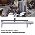 thumbnail image 4 of Calibrador Deslizante, Calibrador Vernier De Acero Inoxidable Cromado No Brillante Para Proyectos De Bricolaje, 4 of 7