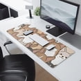 thumbnail image 2 of Long Mouse Pads for Desk,Corgi Crowd Desk Mats on Top Of Desks, Desk Mouse Pad Extra Large with 3mm Non-Slip Base and Stitched Edge for Gaming,Office,Work,Home 31.5"x11.8", 2 of 6