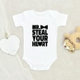 thumbnail image 2 of Newbabywishes - Mister Steal Your Heart Pun Baby Clothes for Boys - Valentine Baby Clothing, 2 of 4