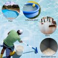 Blue Torrent 12"" 360 Degree Pool Cleaning Brush, Durable Scrubber