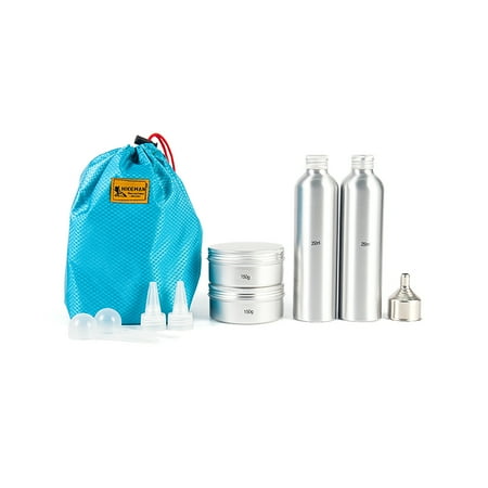 

Outdoor Empty Seasoning Bottles Boxes Spice Shakers Jars with Storage Bag for Camping BBQ Picnic