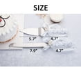 thumbnail image 4 of RONYOUNG 2-Piece Stainless Steel Cake Serving Set with Lace-Wrapped Acrylic Handles, 4 of 5
