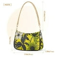 thumbnail image 3 of FORMRS Womens Shoulder Bag with Chain Strap Clutch Purse Cute Tote Handbag, Yellow Flowers, 3 of 7