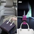 thumbnail image 4 of czcpp-2PCS Car Seat Hooks, Bling Car Rhinestone Headrest Hooks, Universal Bling Car Interior Accessories, for Handbag, Clothes, Purse, Water Bottle (Pink), 4 of 4