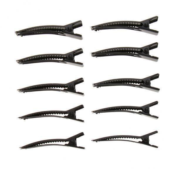 2x 10 Piezas Negro Tono Barrette en Pinzas Cabello para Manualidades DIY Colco Pinzas para el pelo de pico de pato