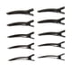 thumbnail image 1 of 2x 10 Piezas Negro Tono Barrette en Pinzas Cabello para Manualidades DIY Colco Pinzas para el pelo de pico de pato, 1 of 8