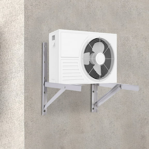 Wall Mounting Bracket for Ductless Air Heat Pump or Mini Split AC Units 200Kg Pair Wall Mounting Air Conditioner Bracket AC Rack Outdoor Split Hanging Rack