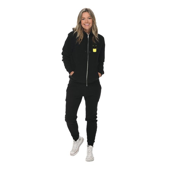 Sweatsuits 2Pcs Sets for Mens Women Tracksuit Unisex Zipped Pullover Hoodie Sweatpant Tracksuit Sets Track Suit Set Casual Sport Tops Jogging Set - Kitten Design on Top
