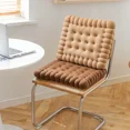 thumbnail image 5 of Cojín cuadrado de galleta de lana de leche para asiento de suelo, cojín trasero, cojín corto de terciopelo para sala de estar, sofá, decoración del hogar, 5 of 5