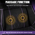 thumbnail image 5 of SOONTRANS Gaming Chair for Adults, Velvet Fabric High Back Comfortable Video Game Chair with Footrest and Massage Lumbar Cushion, Racing Computer Desk Chair, Ergonomic Gamer Chair, Black/Grey, 5 of 9