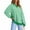 Green, variant on Womens Striped Tops Long Sleeve Lapel V Neck Pullover Color Block Casual Blouses Fall Trendy Clothes