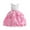 Pink, variant on Girls Dresses Children Beaded Satin Cloth Fashion Festival Catwalk Christening Kids Outfits