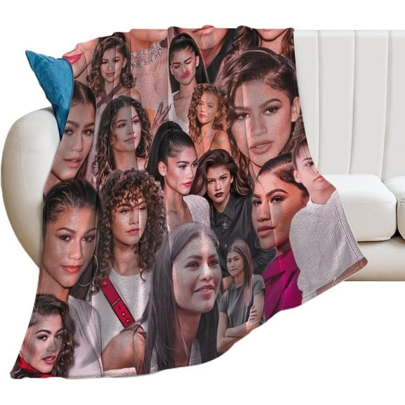 Sexy #4 Zendaya Blanket Super Soft Throw Blanket Silky Flannel Lightweight for Sofa, Bed Blanket All Season Use 30""*40""(76 * 100cm), Style