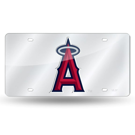 Los Angeles Anaheim Baeball Angels Acrylic License Plate Laser Tag