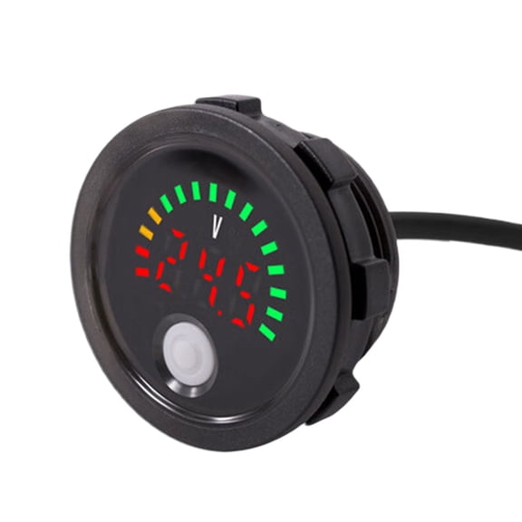 Waterproof LED Voltage Battery Meter Digital Display Wide Ranges Voltmeter Suitable For Automotive Marine Industrial Use