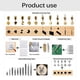 thumbnail image 4 of Soldador Eléctrico Kit De Quema De Madera Pluma De Pirograbado Herramienta De Quemador De Madera Grabado De Temperatura Ajustable Puntas De Soldador Con Bolsa De Almacenamiento 71 Unids/Set 60 W Methold HA025401-00, 4 of 6