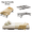 Bronze, variant on Stand Up Trundle Day Bed with Lockable Casters, Twin Pop Up Trundle Bed Frame Only - Black