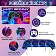 thumbnail image 3 of iTi Direct Video Game Birthday Party Decorations Supplies - 151PCS Gamer Birthday Decorations for Boys Including Happy Birthday Backdrop, Tablecloth, Balloons, Foil Balloons, Stickers, 3 of 7