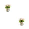thumbnail image 1 of Bewildely Flores artificiales Arreglos de flores de seda Plantas falsas en maceta Bonsái realista para Sala de estar Oficina Decoración Tipo 1 2Conjunto, 1 of 6