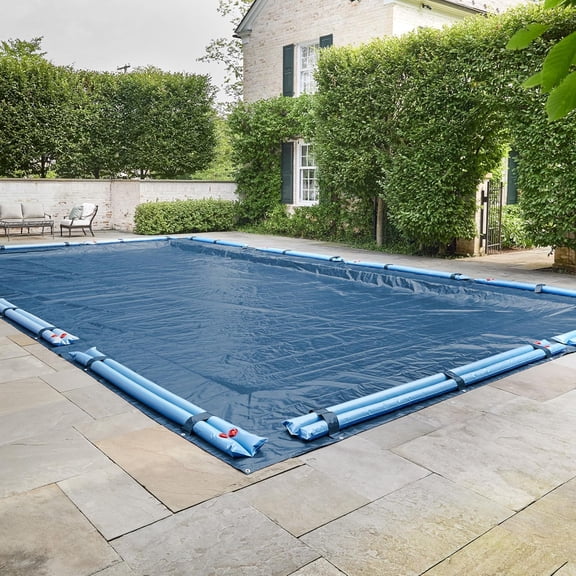Doheny’s Commercial-Grade Economy 4 Year Winter Pool Cover for Inground Pools – 20' x 40' – Includes Heavy-Duty Water Bag Loops Every 4 Ft to Prevent Roll Away