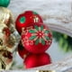 thumbnail image 4 of Artículos decorativos, adornos navideños, juego de bolas navideñas de 6 cm, 40 unidades, bolas de plástico galvanizadas pintadas en rojo dorado, adornos navideños para exteriores, decoraciones navideñ, 4 of 5