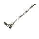 thumbnail image 4 of 12 Juegos de Cadena Extensora de Broche de Langosta, Tubo de Crimpado de 5 Mm, Extremos de Campana, Hallazgos de Joyería - Hematite Jet Black Hematita Jet Black Soledad Broche de langosta de la vendimia, 4 of 6