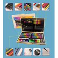 thumbnail image 2 of RUseeN 162 PCS Art Supplies, Drawing Art Kit for Kids Adults Art Set, Markers, Oil Pastels, Crayons, Colored Pencils, Watercolor Pens Gift for Girls Boys Artist, Wooden Case, 2 of 7