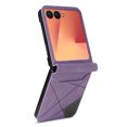 thumbnail image 3 of for Samsung Galaxy Z Flip 5 Case Wallet with Card Holder, for Women Men, Slim Fit Premium PU Leather Shockproof Protective Phone Cover for Samsung Galaxy Z Flip 5 5G, Purple, 3 of 8